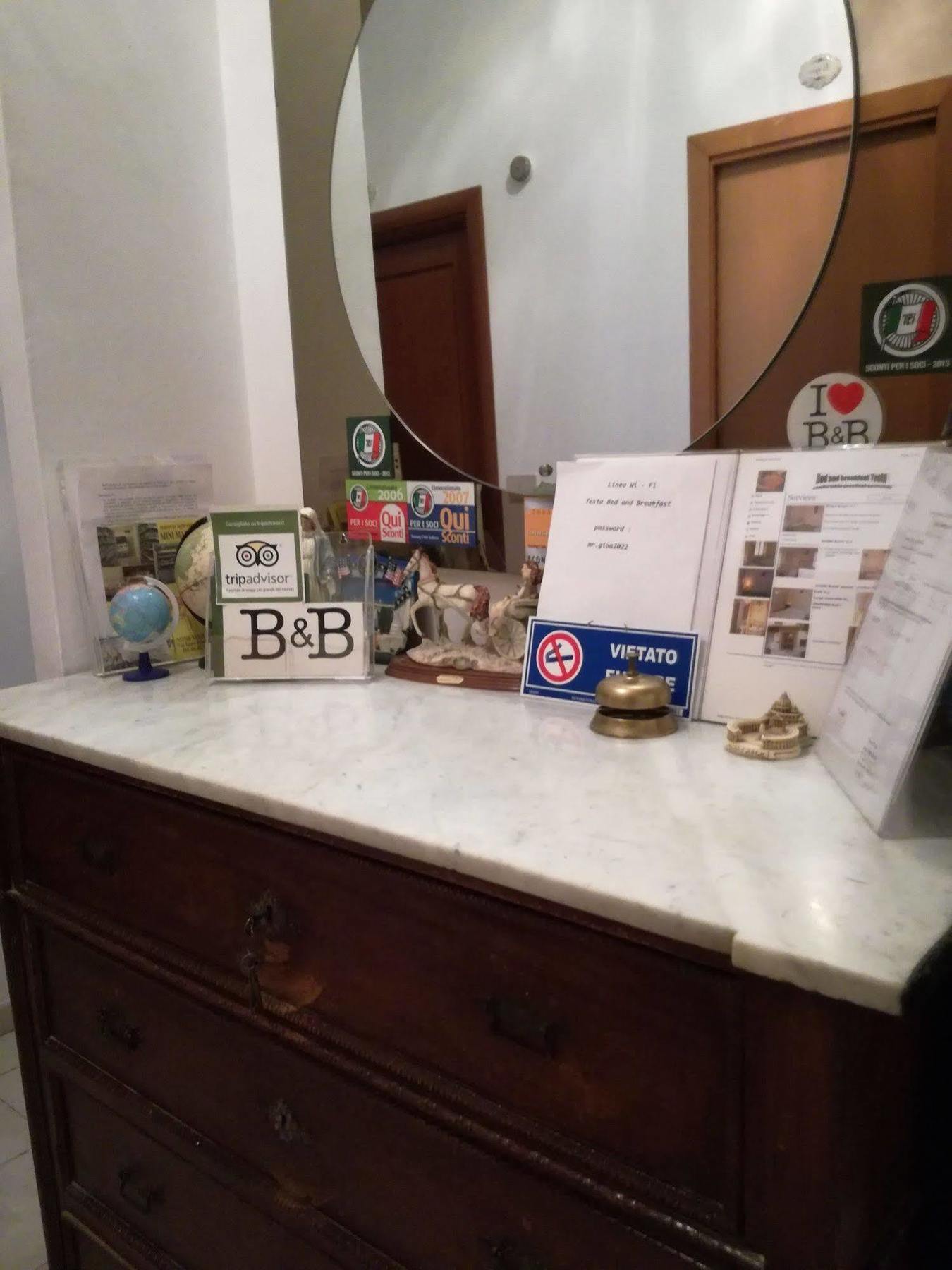 Testa Gioacchino B&B Rome Extérieur photo